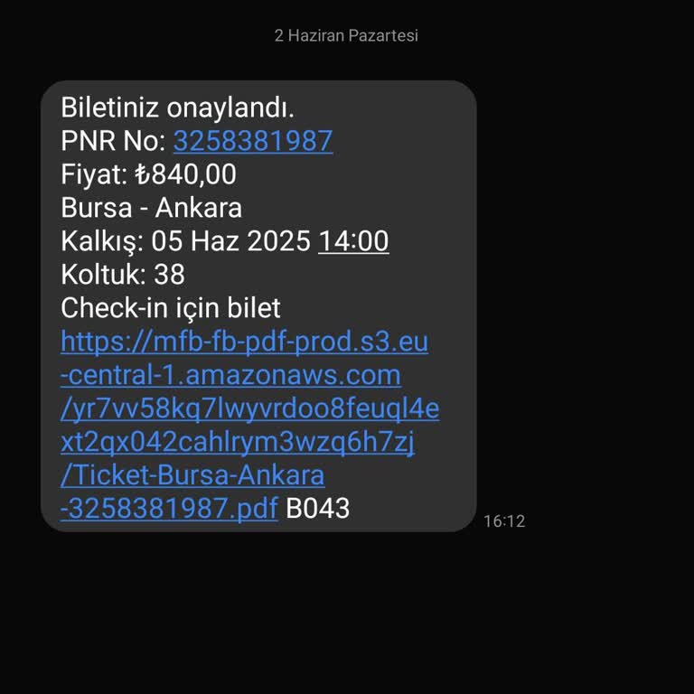 Tekli Koltuk Satın Almama Rağmen Yanlış Koltuk Ataması