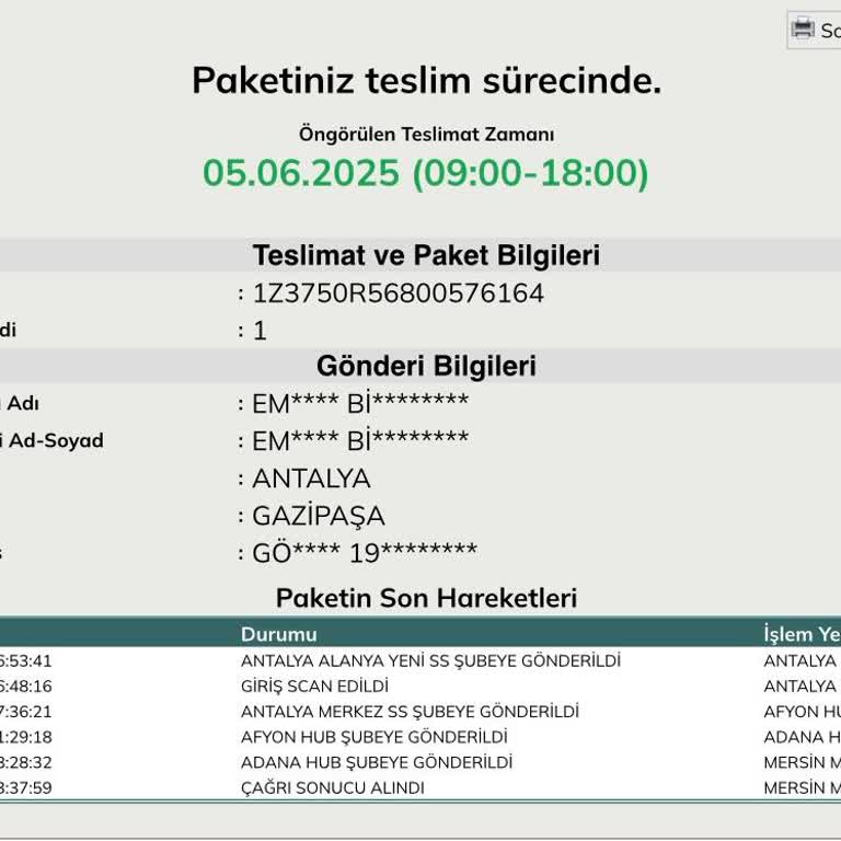 Kargom Teslim Edilmedi Ve İletişim Kurulamıyor