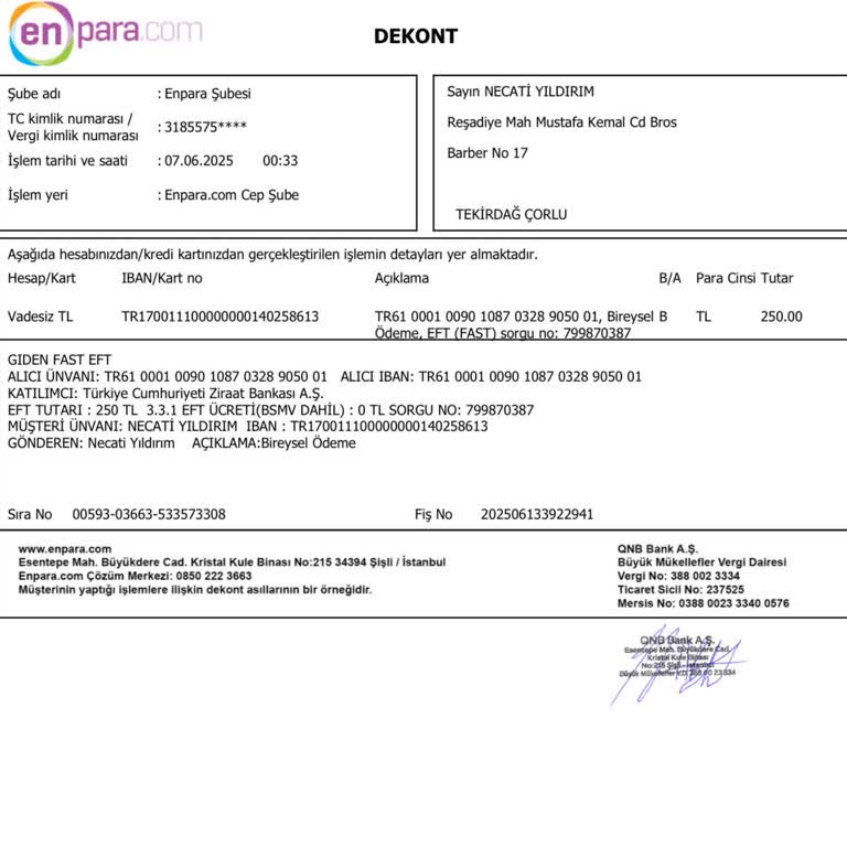 FAST İşlemiyle Gönderilen Para Ziraat Hesabıma Ulaşmadı