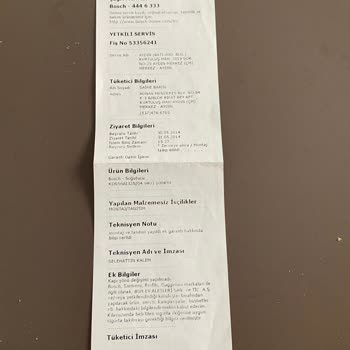 Bosch Buzdolabı Sürekli Arıza Ve Yüksek Servis Ücreti Mağduriyeti