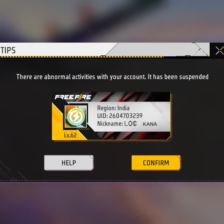 My Free Fire Max Account Suspended Due to Friend's Hacks