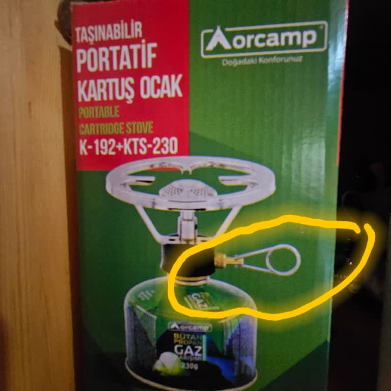 Orcamp Kamp Ocağının Vanası Kısa Sürede Arızalandı