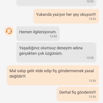 Trendyol GO Ve Mopaş'tan Kalitesiz Ürün, Fiş/Fatura Sorunu Ve İlgisiz Müşteri Hizmeti