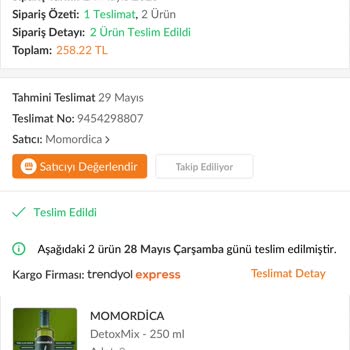 Detoks Mix Ürününde Küf Şoku: Acil Çözüm Bekliyorum