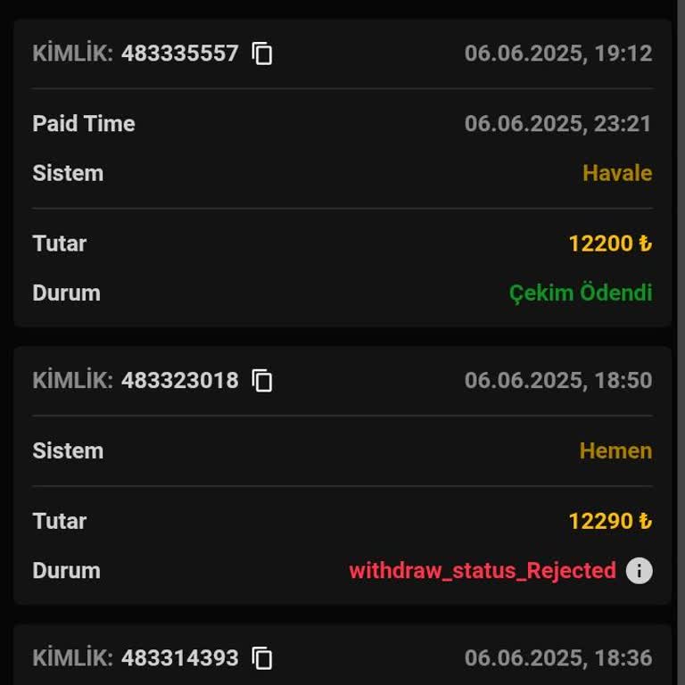 Çekim Yapıldı, Para Hesabıma Geçmedi