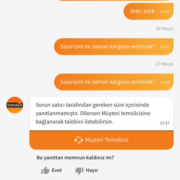 Teslim Edilmeyen Ürünler Ve İletişim Sorunu