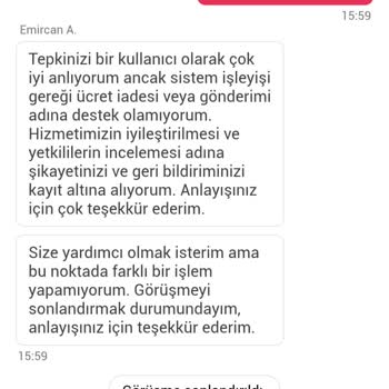 Geç Teslimat Ve Erimiş Dondurma Sonrası Yetersiz Müşteri Hizmeti