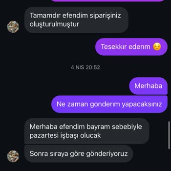 Sipariş Verip Ürünlerimi Teslim Alamadım