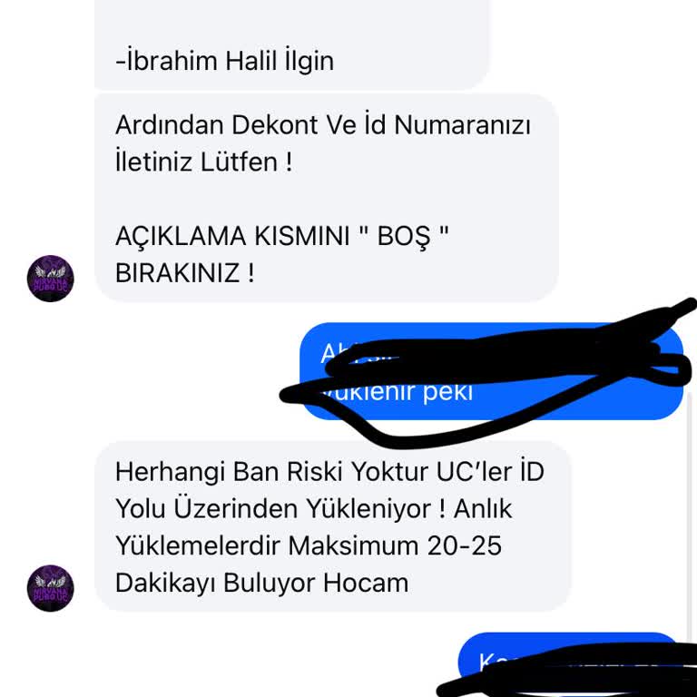 Ödeme Yapıldıktan Sonra PUBG UC Teslimatı Gerçekleşmedi