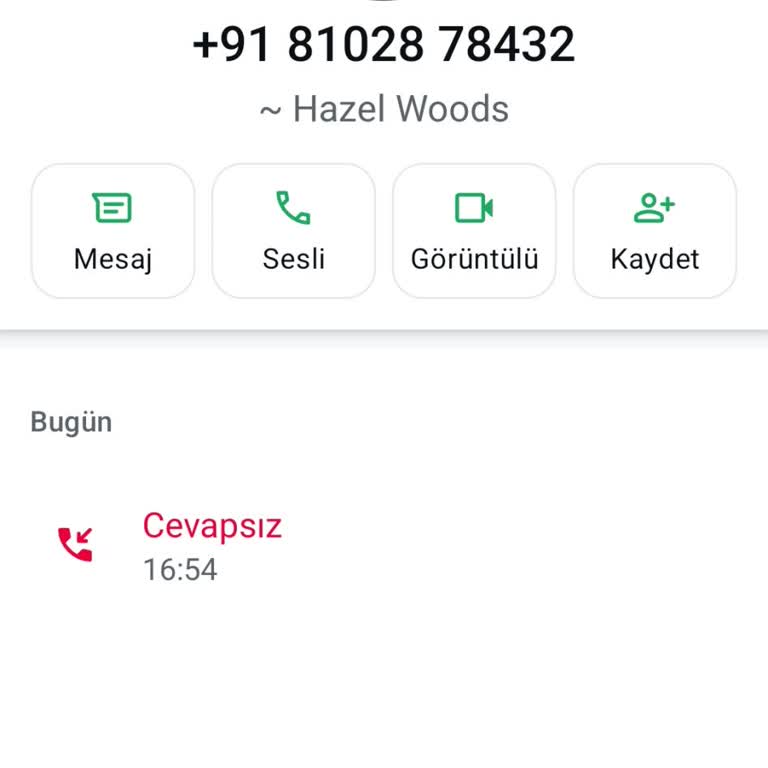 Bilinmeyen Hint Numarasından Gelen Arama Ve Gizlilik Endişesi