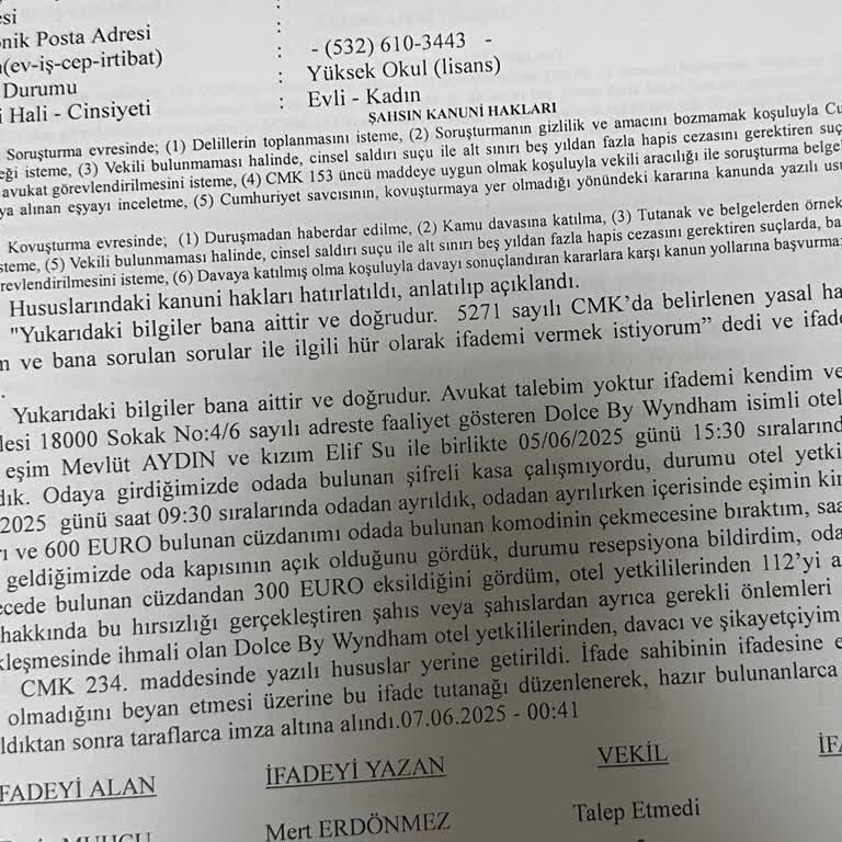 Tatilimizde Güvenlik Ve Hizmet Sorunları Yaşadık