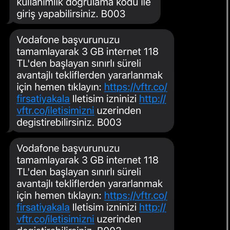 Talebim Olmadan Gelen Hat Başvurusu Mesajı Ve Müşteri Hizmetlerine Ulaşamama Sorunu