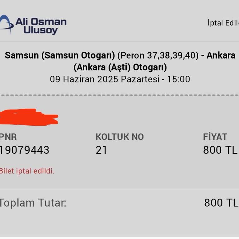 Obilet İade Sürecinde 15 Gündür Paramı Alamıyorum Müşteri Hizmetleri Yok