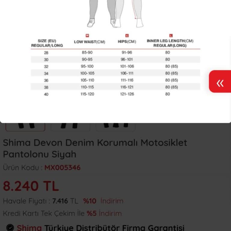 Yanlış Beden Tablosu Ve İlgisiz Müşteri Hizmeti Nedeniyle Mağduriyet