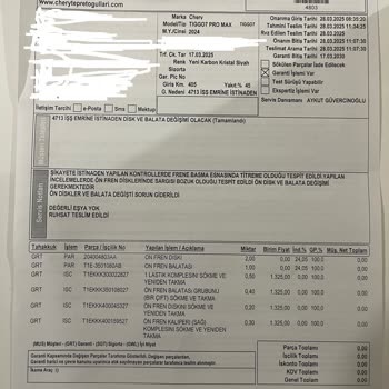 Sıfır Araçta Kronik Fren Sorunu Ve İlgisiz Yetkili Servis