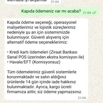 Sipariş Verilen Ürün Gönderilmedi Ve Site Kapatıldı