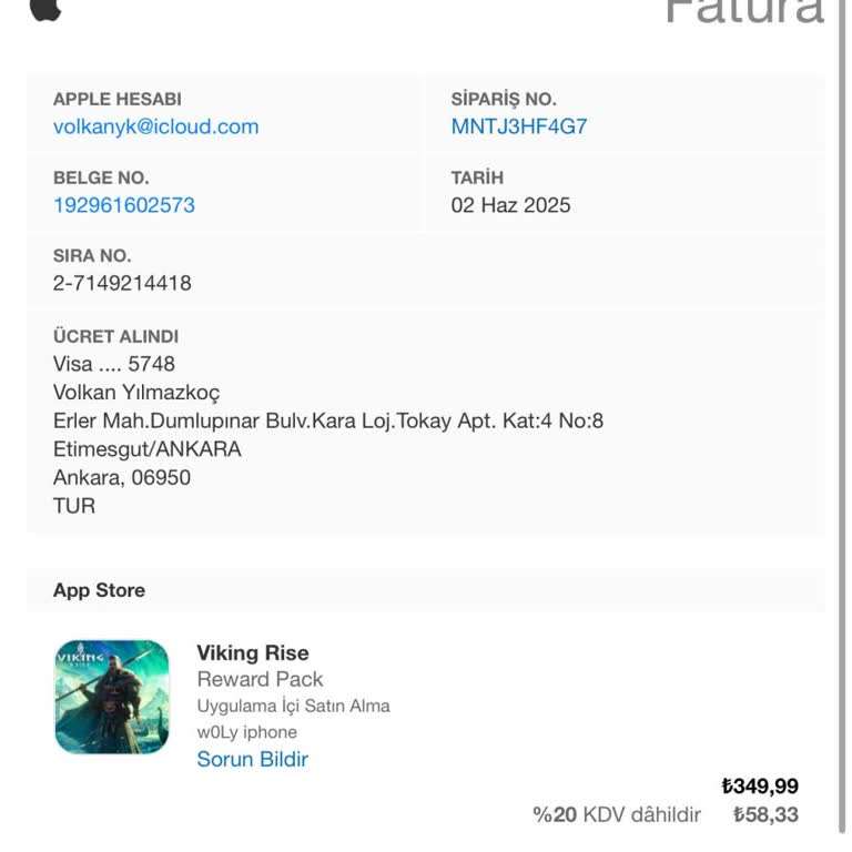 Mükerrer Ödeme Sonrası İade Veya Ödül İşlemi Gecikti