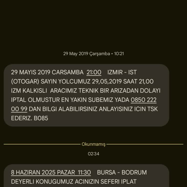 Nilüfer Turizm'de Son Dakika Sefer İptali Ve Ücret İadesi Sorunu