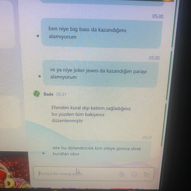 Kazancımın Ödenmemesi Ve Kural Dışı Bahis Gerekçesiyle Bakiye Düşürülmesi