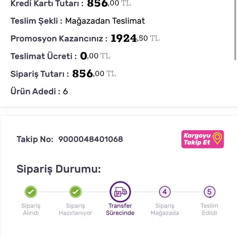 Sipariş Takip Bilgisi Eksikliği Ve Uygulama Sorunu