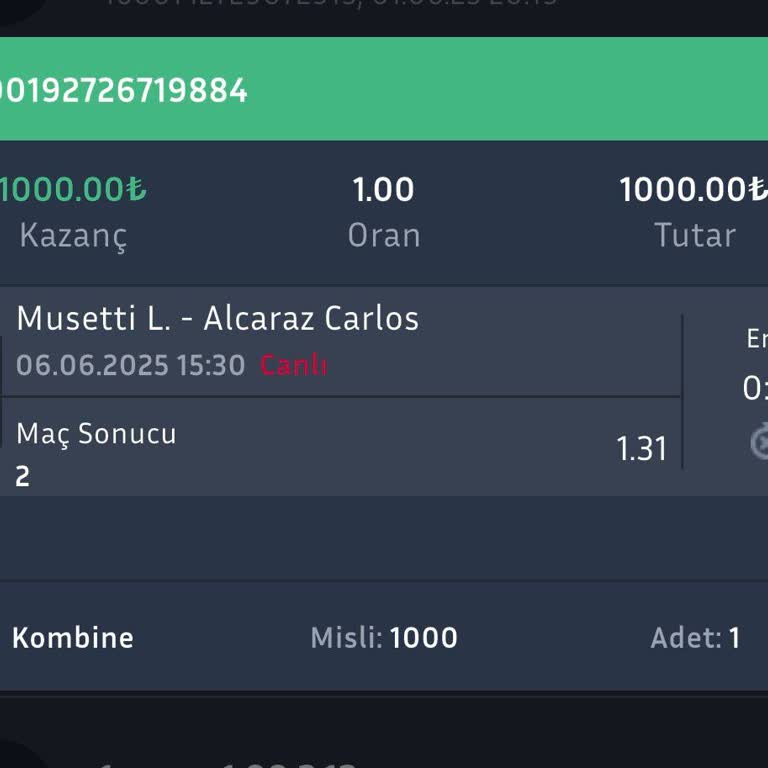 Oley.com Kazanan Bahisimin Ödemesi Yapılmadı, Mağdur Edildim