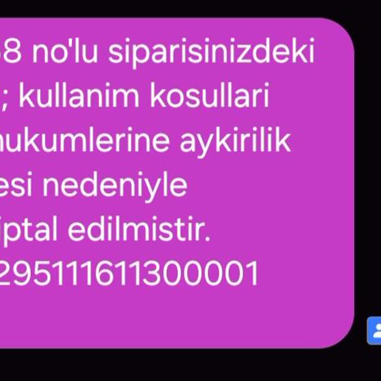 Migros Mağazasında Siparişlerim Keyfi Olarak İptal Edildi, Mağdur Oldum