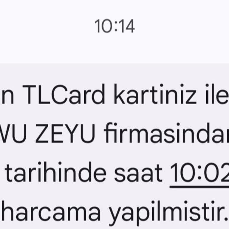 Haberim Olmadan Yüksek Tutar Çekildi, Mağdurum