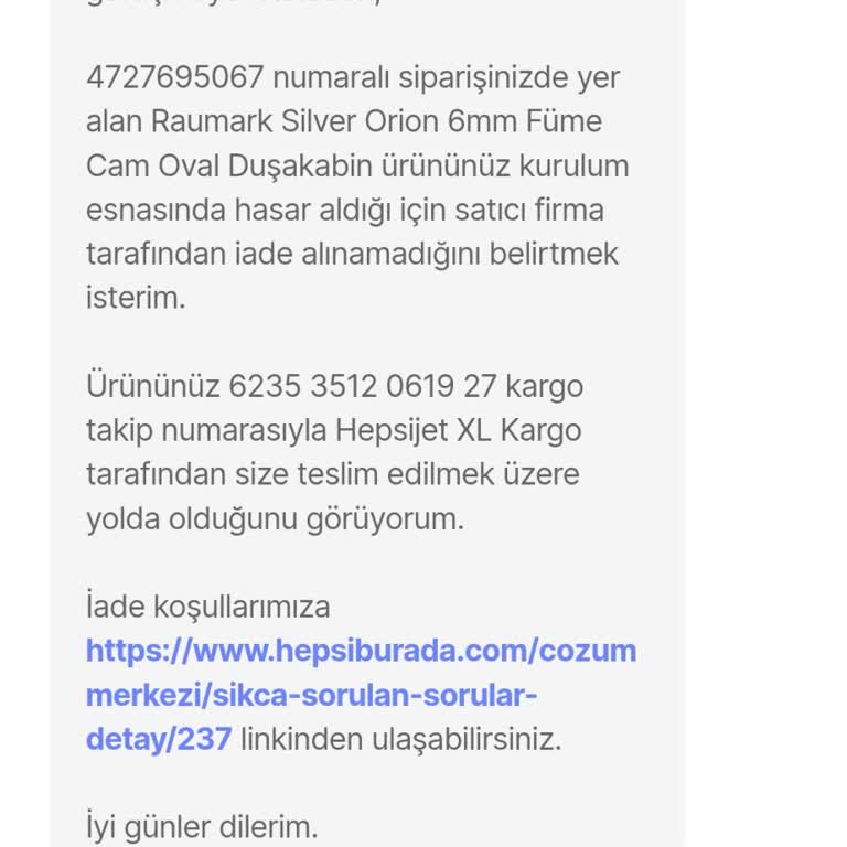 Kurulum Hizmeti Ve İade Sürecinde Yaşanan Sorunlar