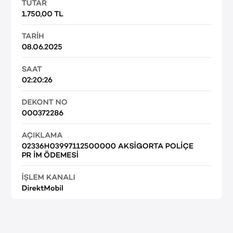 Onayım Olmadan Yapılan Poliçe Yenilemesi Ve Hesaptan Para Çekilmesi