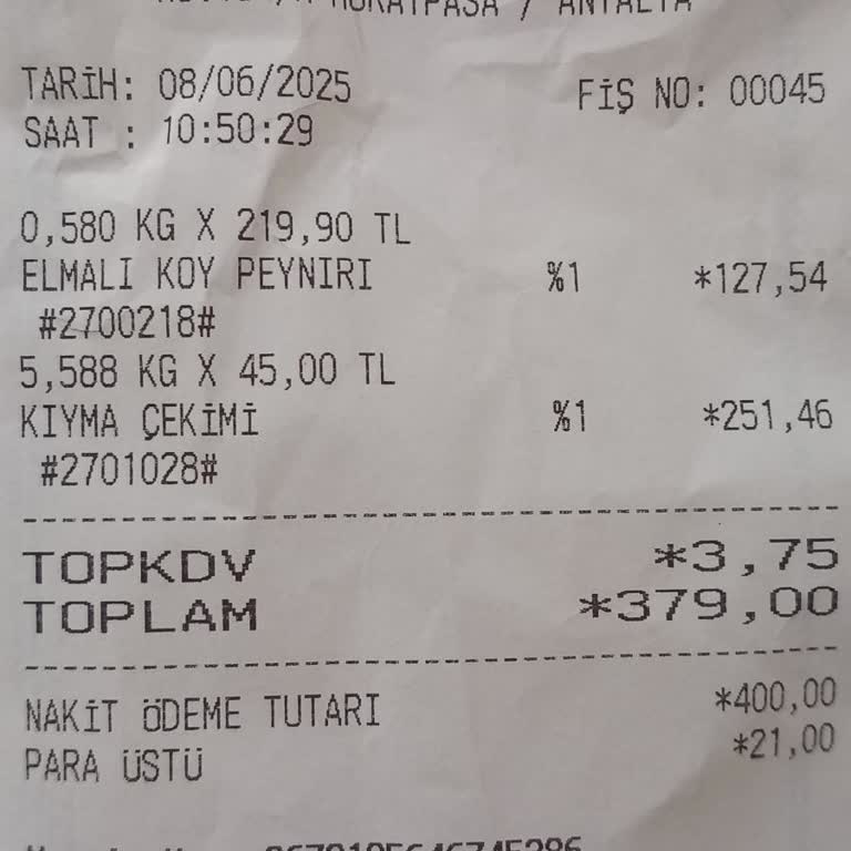 Kasap Reyonunda Kıyma Çekim Ücretindeki Yüksek Fiyat Şaşkınlığı