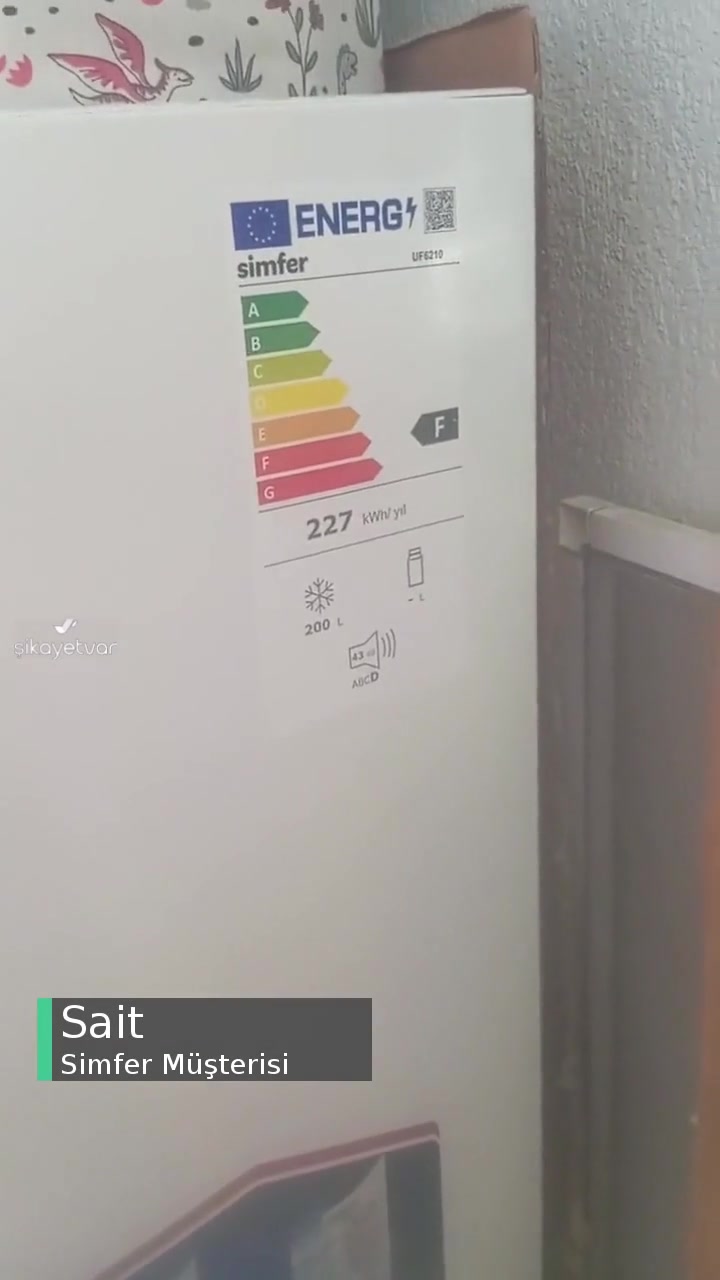 Simfer UF6210 Derin Dondurucumun Çekmeceleri Buzlanma Yapıyor! videonun kapak resmi