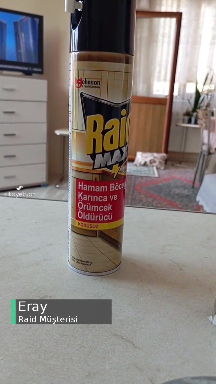 Raid Max Kokusuz Yazdığı Halde Koku Salması videonun kapak resmi