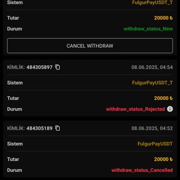 Kazandığım Bakiyenin Büyük Kısmı Keyfi Şekilde Silindi