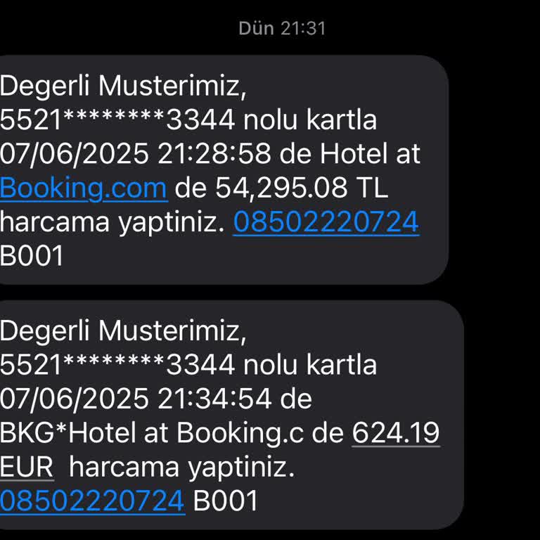 İzinsiz Kredi Kartı Harcaması Ve Booking.com'dan Yanıtsızlık