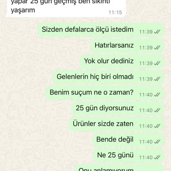 Aylarca Beklenen Ücret İadesi Ve Kalitesiz Ürün Sorunu