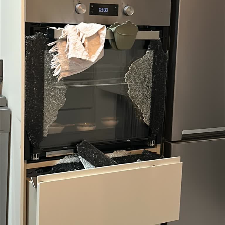 Beko Ankastre Fırının Camı Kendiliğinden Patladı, Güvenlik Riski Oluştu