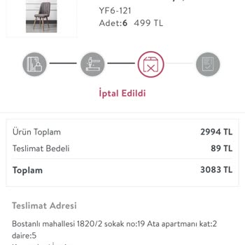 Sipariş İptali Ve Geri Ödeme Sürecinde Mağduriyet Yaşıyorum