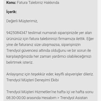 Faturam Başka Kişiye Ait, Trendyol Çözüm Sunmuyor