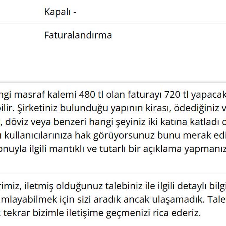 Millenicom'da Yüksek Fiyat Artışı Ve Yetersiz Müşteri Hizmeti