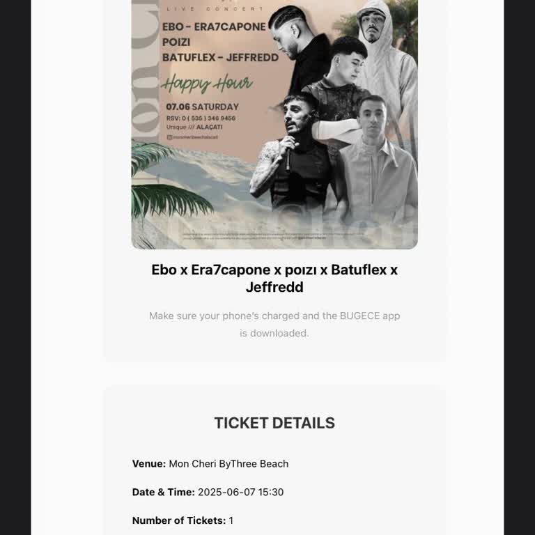 Etkinlik Bittikten Sonra Satılan Bilet Nedeniyle Mağduriyet Yaşadım