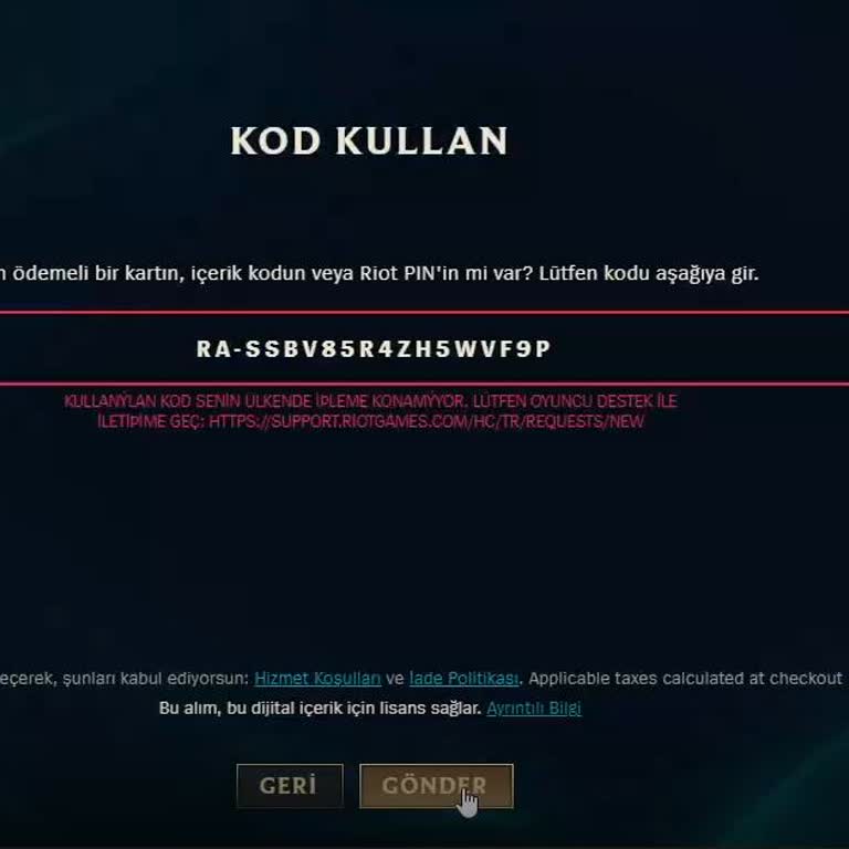 Yanlış Sunucuya Verilen RP Kodu Ve İlgisiz Müşteri Desteği Mağduriyeti