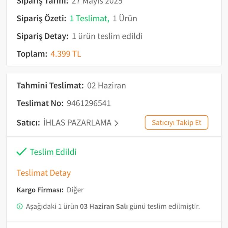 Teslim Edilmediği Halde Teslim Edildi Görünen Ürün Hakkında Mağduriyet