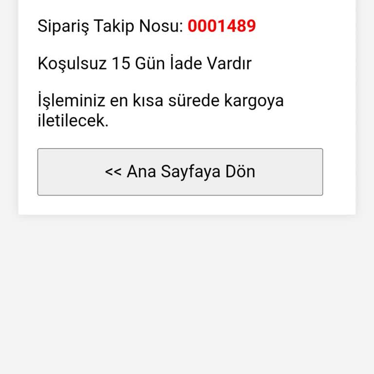 Sipariş İptali İçin Destek Bulamıyorum, Güven Sorunu Yaşıyorum