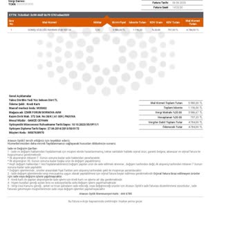 Satın Aldığım Gözlüğün Değişimi Kabul Edilmedi
