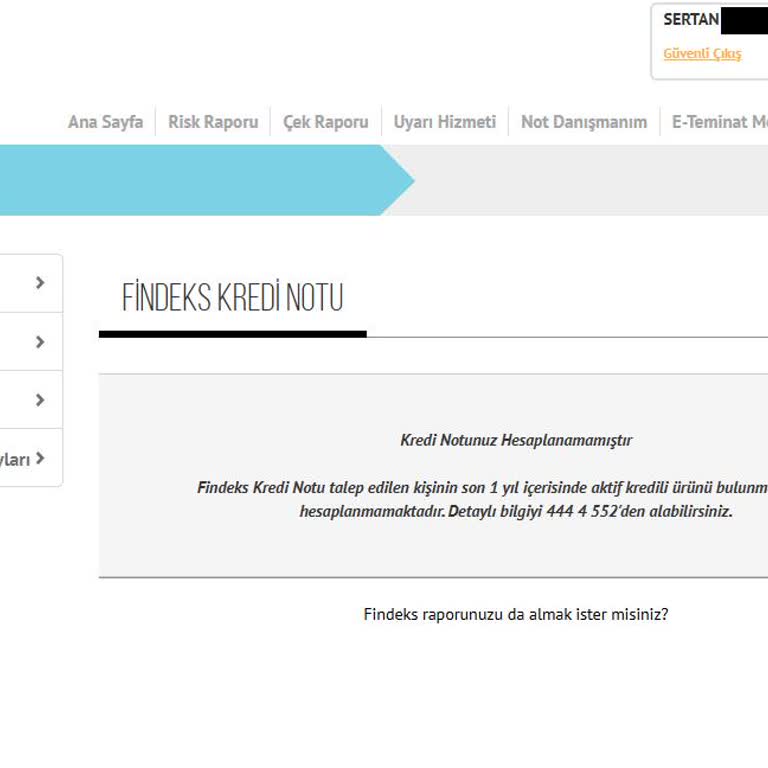 Kredi Notu Sorgulamasında Sonuç Alamama Ve Ücret İadesi Sorunu