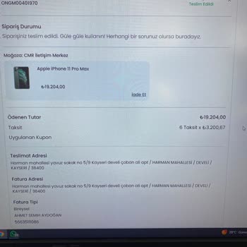 Getmobilden Aldığım İphone Beklediğim Gibi Çıkmadı Değişim Ya Da İade İstiyorum