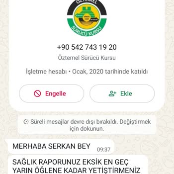 Sürücü Kursu Vaadiyle İletişim Sonrası Param Ve Muhataplar Kayboldu