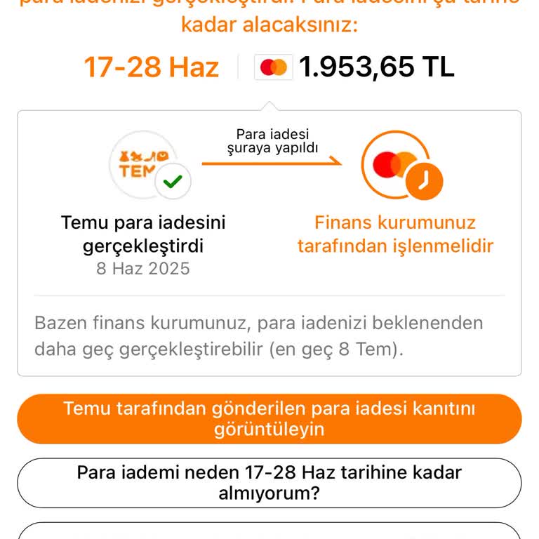 Kupon Sistemi Ve Geciken Para İadesi Nedeniyle Memnuniyetsizlik