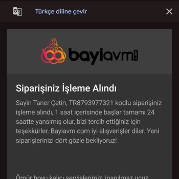 Siparişim 3 Gündür Teslim Edilmedi, Mağduriyetim Giderilsin