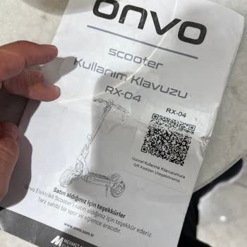 Onvo RX4 Scooter İçin Yedek Arka Çamurluk Bulunamıyor